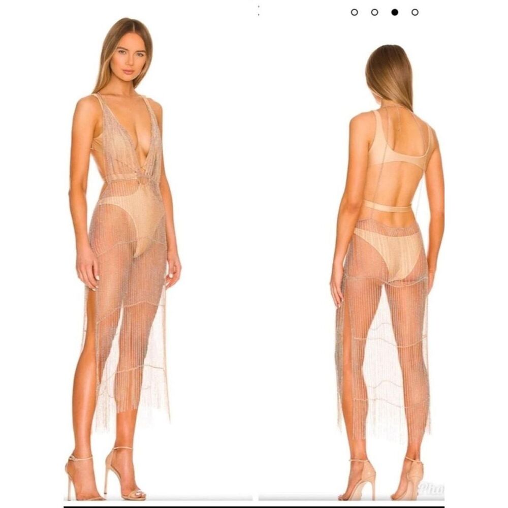 Michael Costello Women's Gold Dress